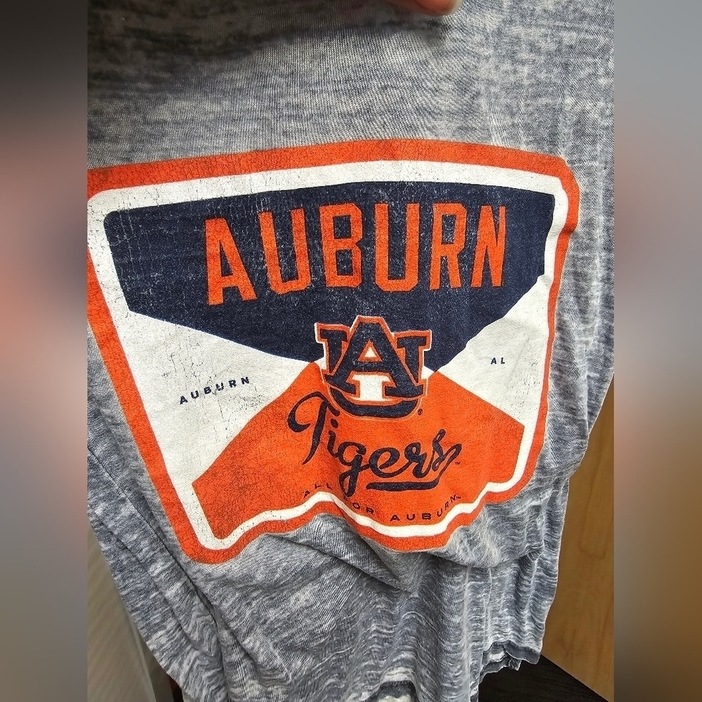 PRESSBOX Auburn Slub Tshirt Sz. M War Eagle - Picture 3 of 4